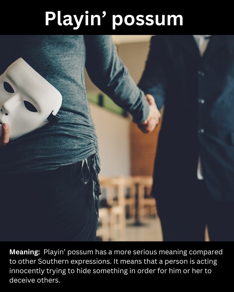 Playin’ possum