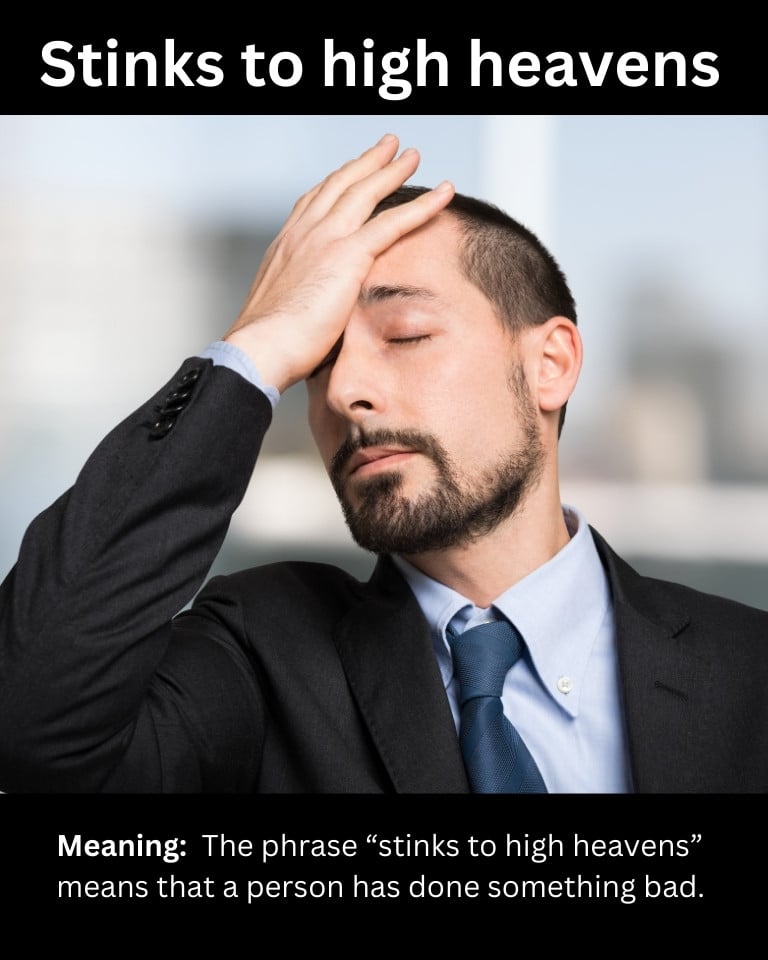 Stinks to high heavens