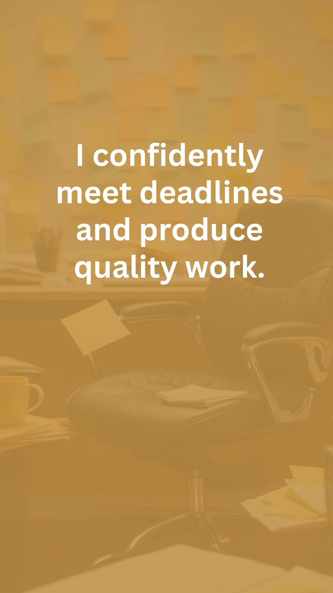 Positive Affirmations For Work