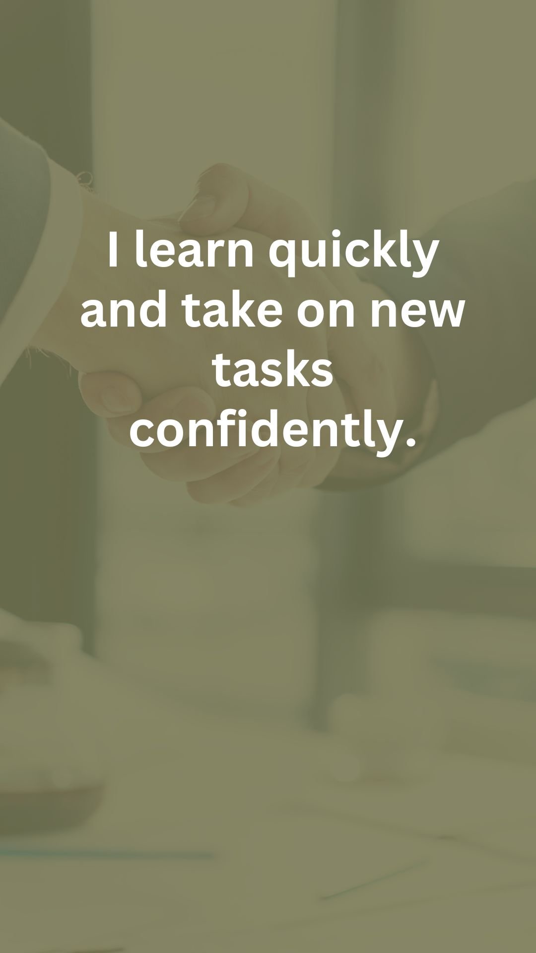 Positive Affirmations For Work