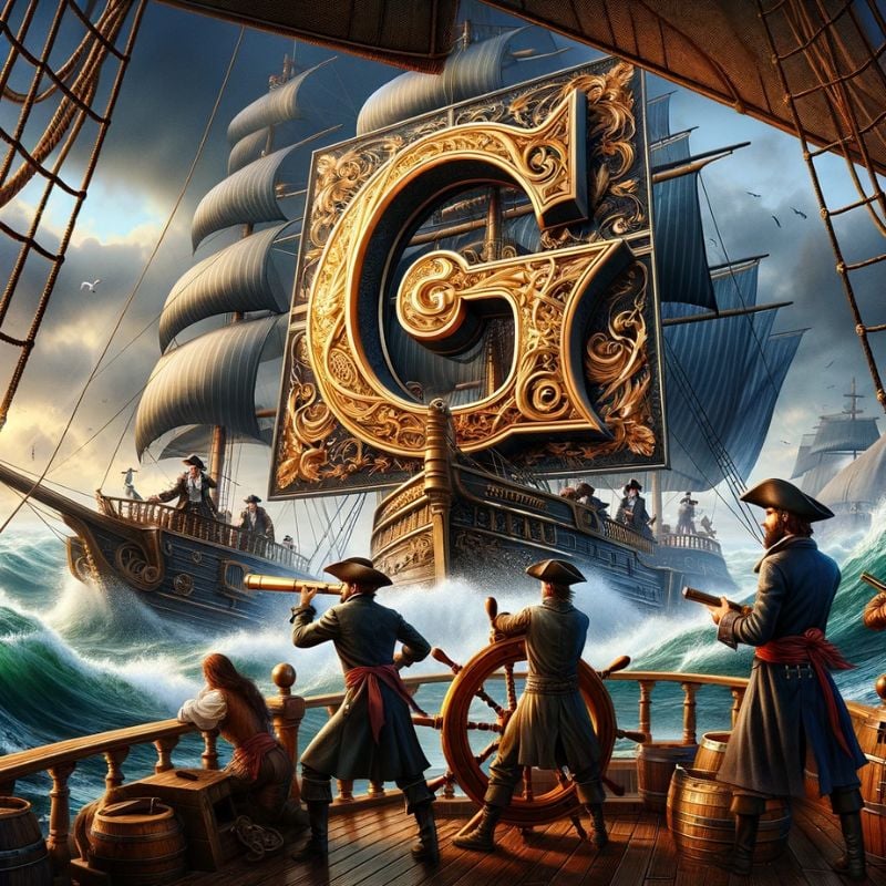 5pirate ship names starts with g