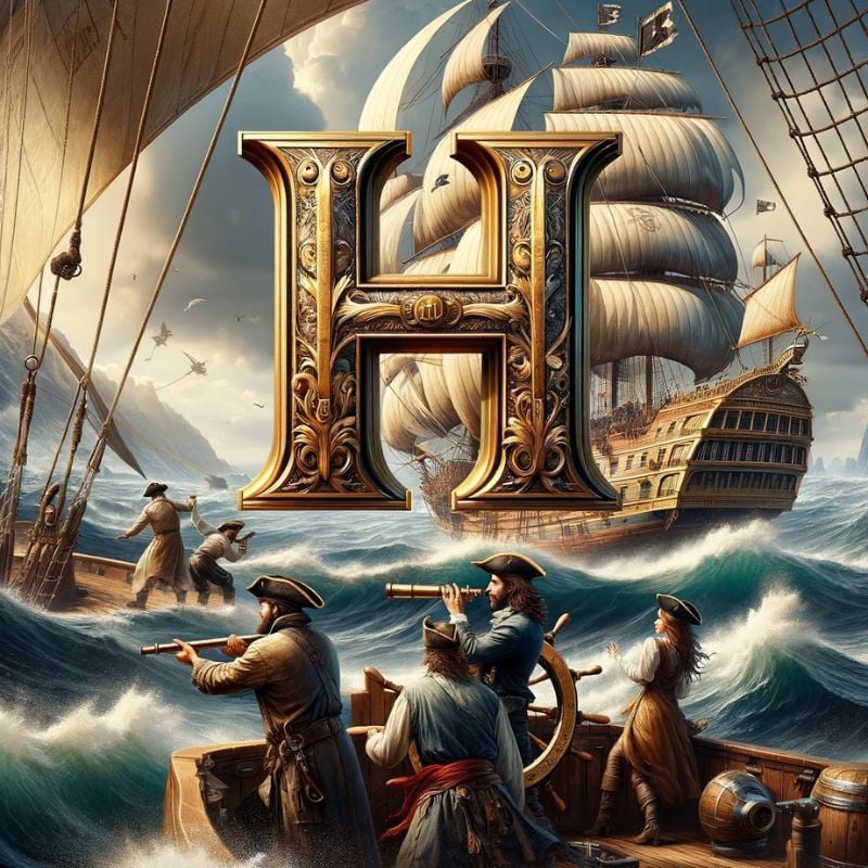 5pirate ship names starts with h