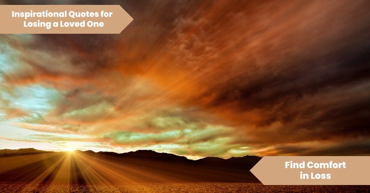 nspirational Quotes for Losing a Loved One Find Comfort in Loss