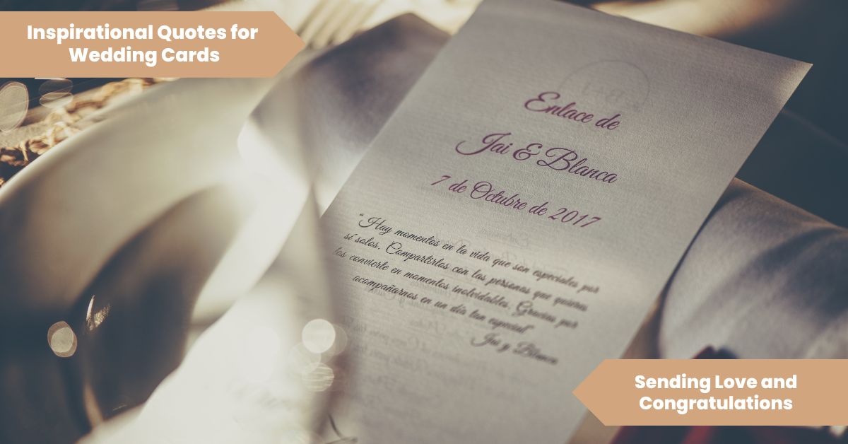 Inspirational Quotes for Wedding Cards_ Sending Love and Congratulations