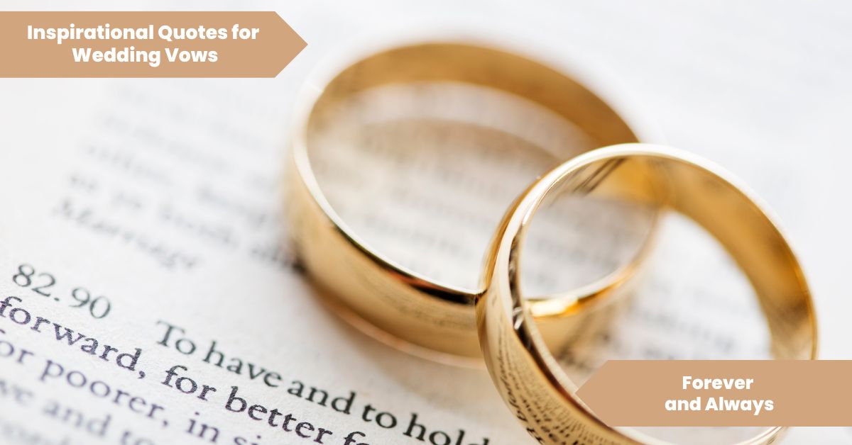 Inspirational Quotes for Wedding Vows_ Forever and Always