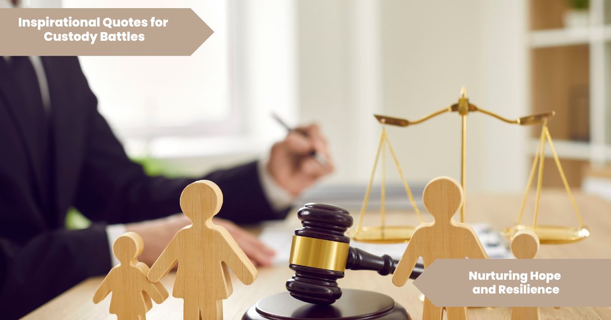 Inspirational Quotes For Custody Battles Nurturing Hope and Resilience