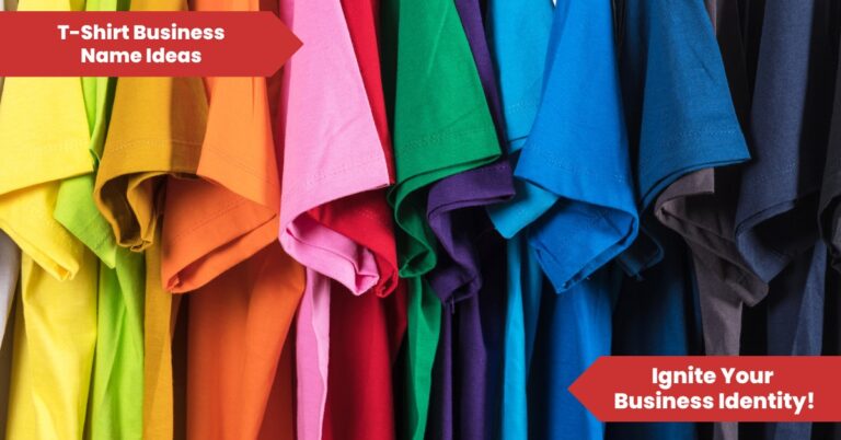 100 T-Shirt Business Name Ideas: Discover Memorable Names for Your T