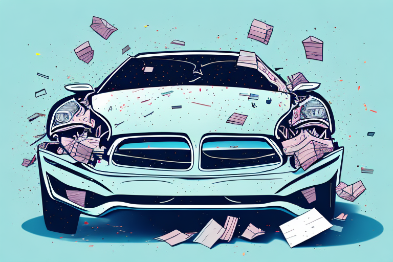 A car in a crash