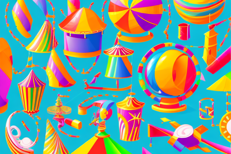 A carnival scene