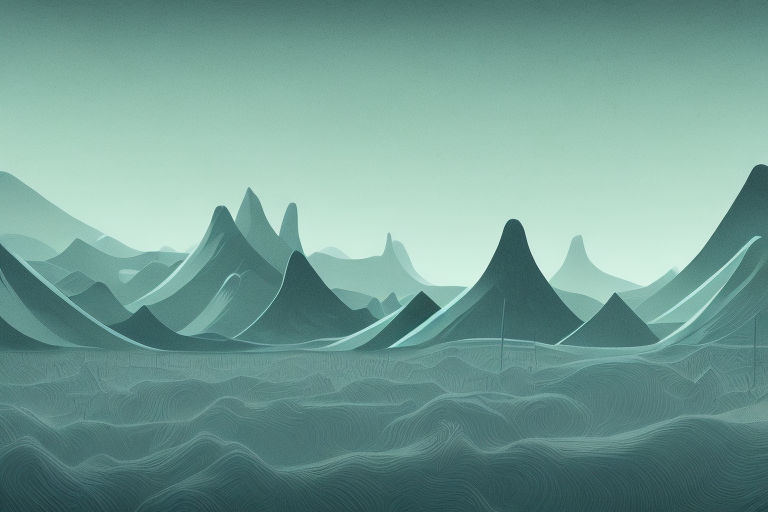 A desolate landscape with a hint of danger