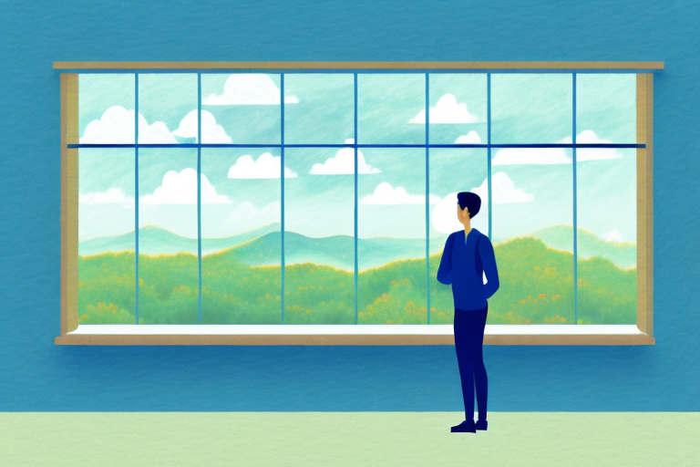 A student daydreaming in a classroom