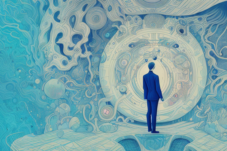 A person in a dream-like state