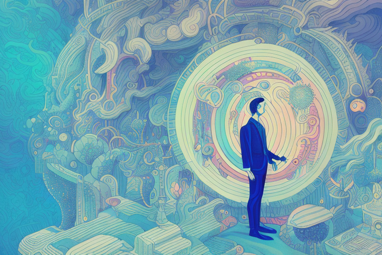 A person in a dreamlike state