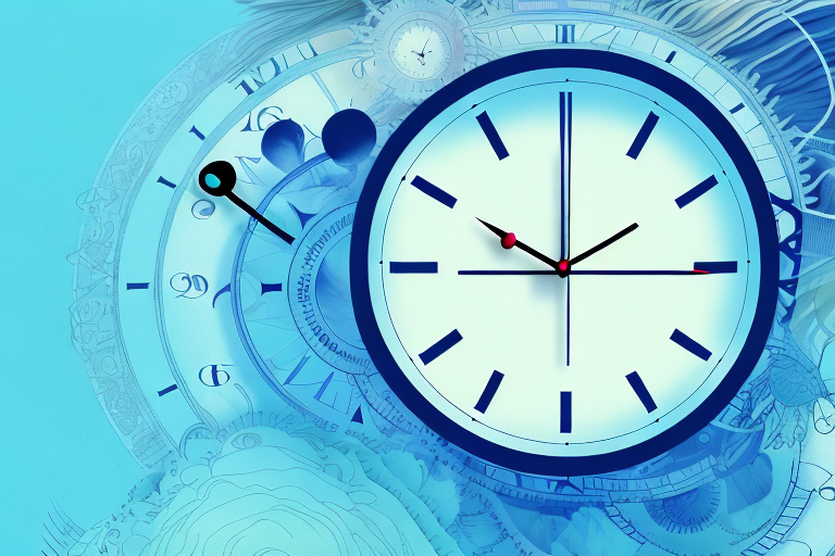 A clock with a dreamy