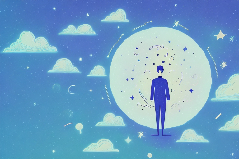A person in a dreamlike state