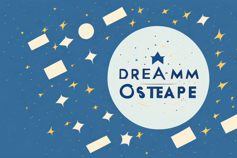 A dreamscape with a chest in the center