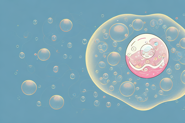 A person sleeping with a dream bubble above them