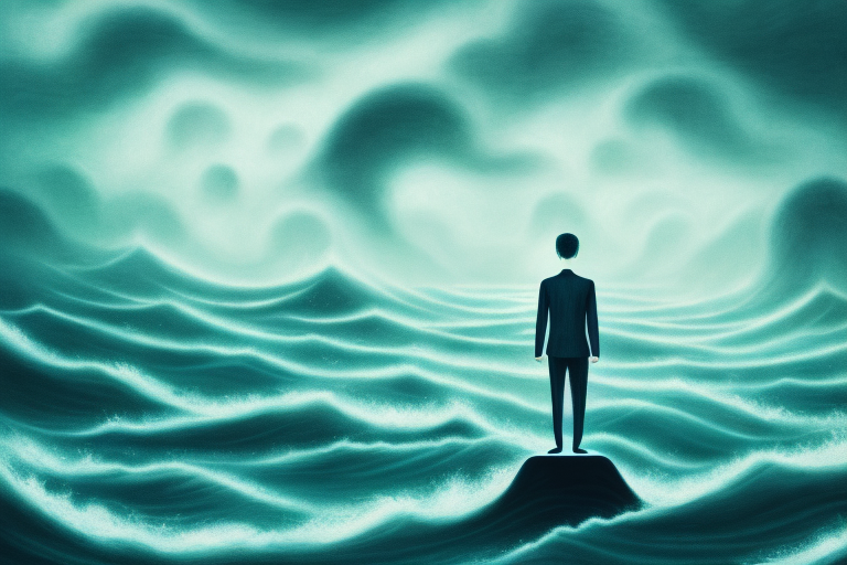 A person in a dream-like state