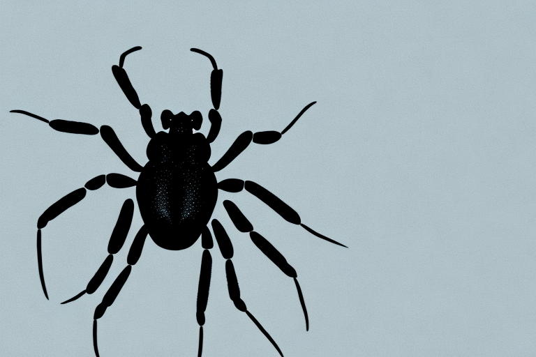 A black widow spider in its natural environment