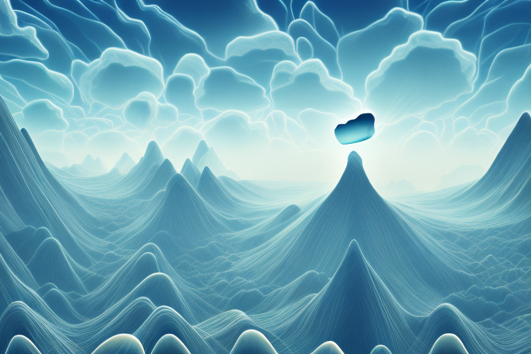 A cracked tooth with a dreamy