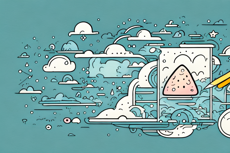 A dreamscape featuring a giant booger