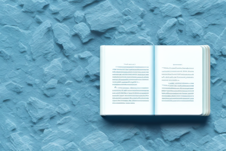 A book surrounded by a dream-like landscape