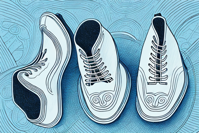A pair of boots in a dream-like setting