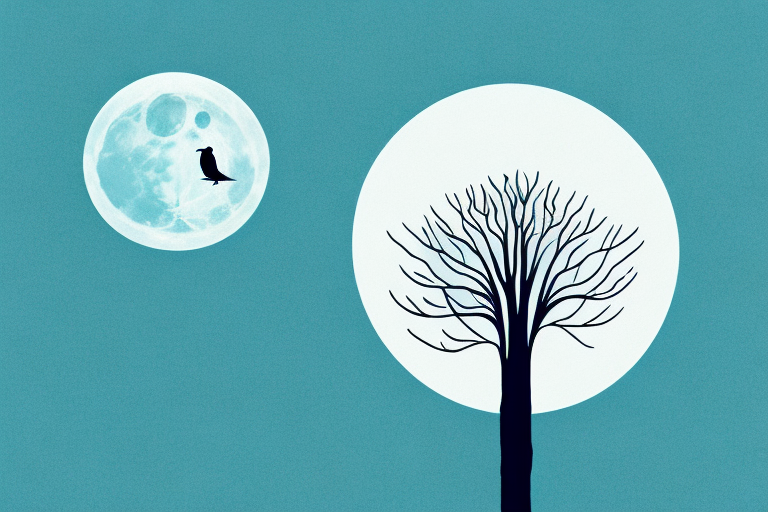 A dreamy landscape with a tree