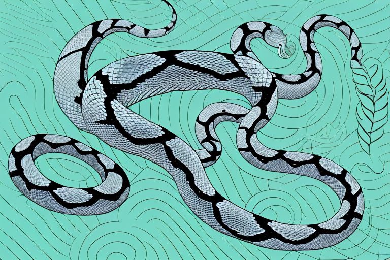A cobra snake in a dream-like setting