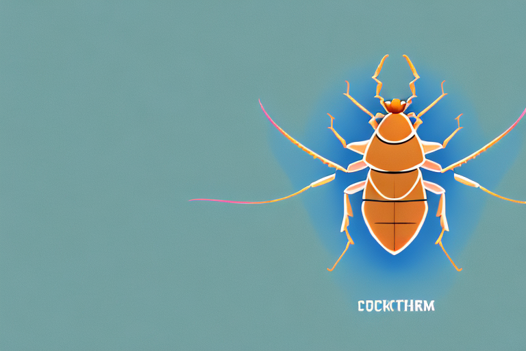 A cockroach in a dream-like setting
