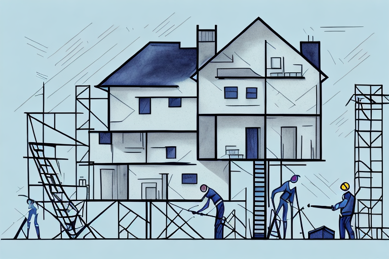 A house being built