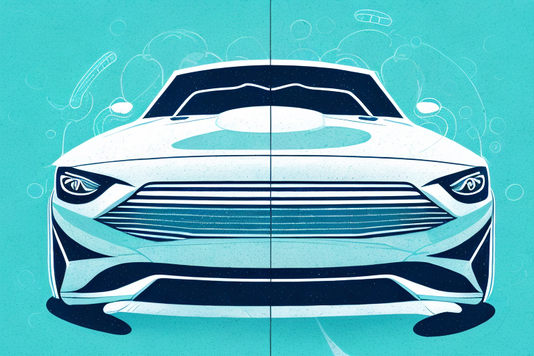 A car in a dreamlike setting