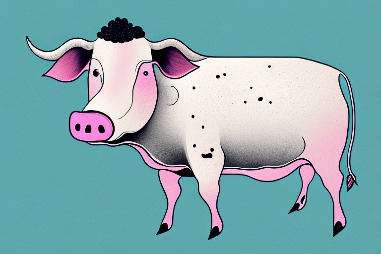 A cow