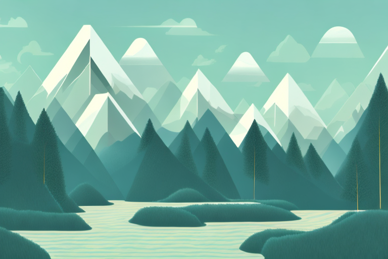 A dreamscape featuring a surreal landscape of trees