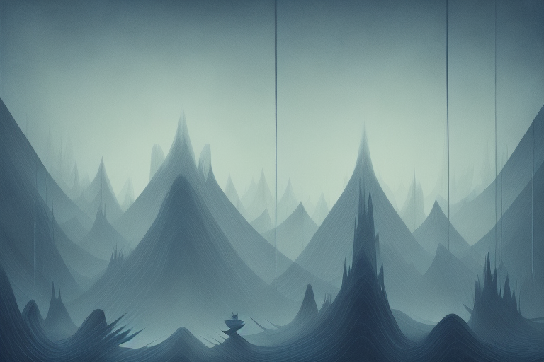 A dreamscape with a dark and mysterious atmosphere