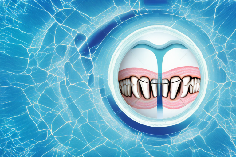 A cracked tooth with a dreamy