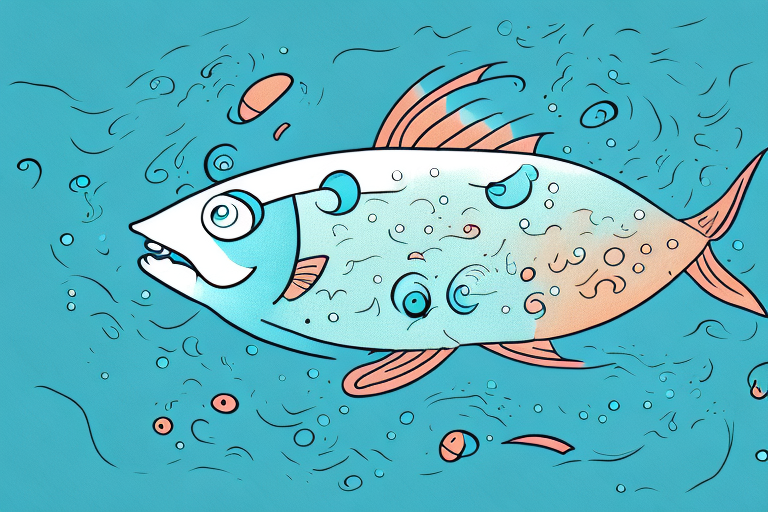 A fish in a dream-like setting