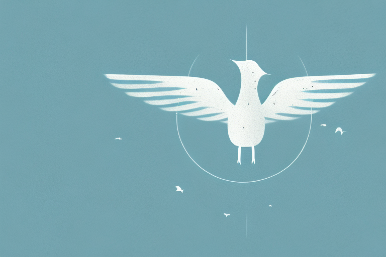 A bird in flight