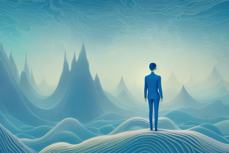 A person in a dream-like state