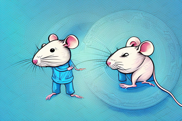 A mouse in a dream-like setting