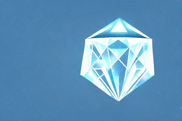 A diamond sparkling in the night sky