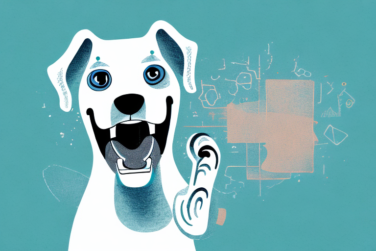A dog barking