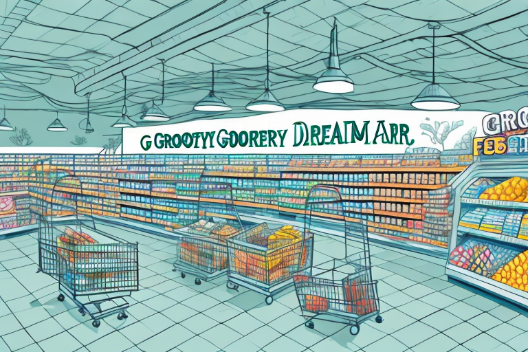 A grocery store with a dream-like atmosphere
