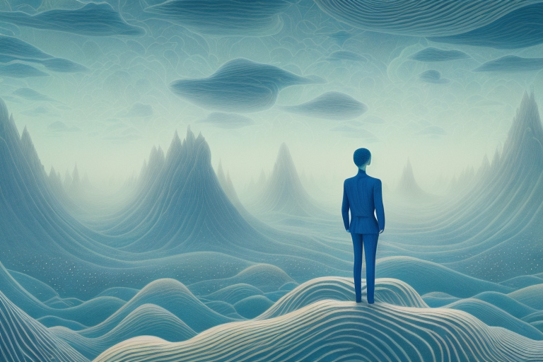 A person in a dream-like state
