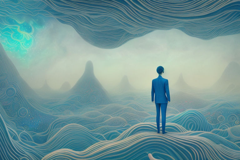 A person in a dream-like state