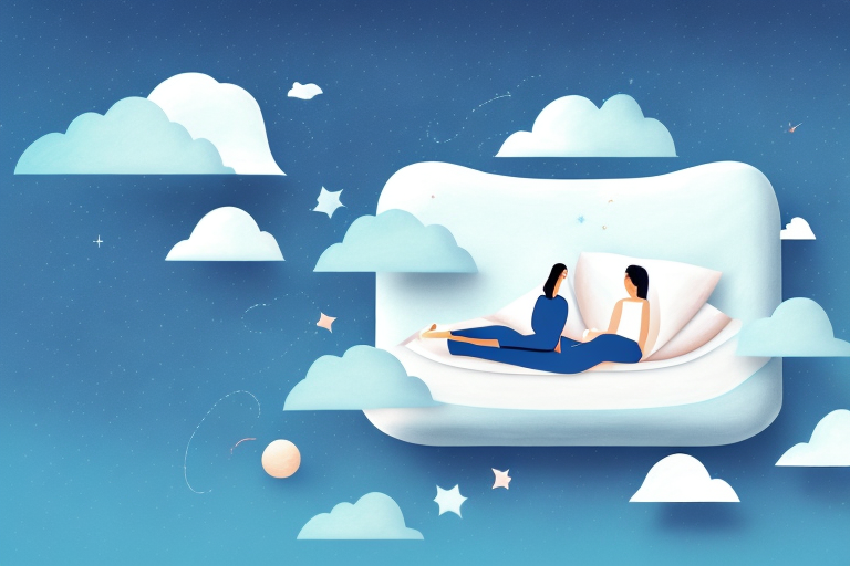 A bed with a dreamy