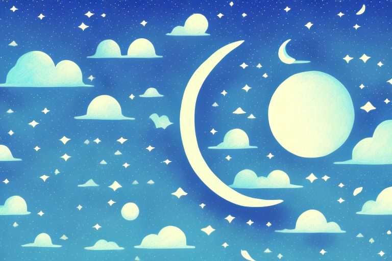 A night sky filled with stars