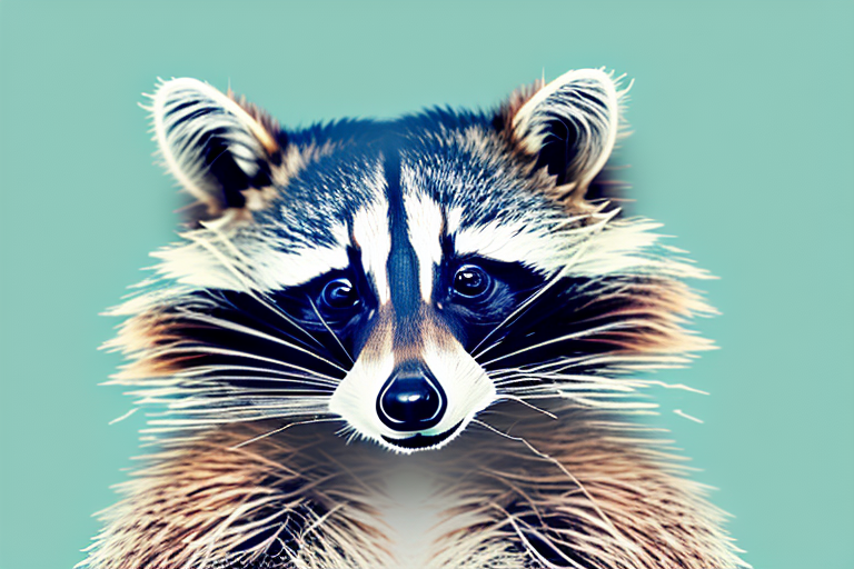 A raccoon in a house