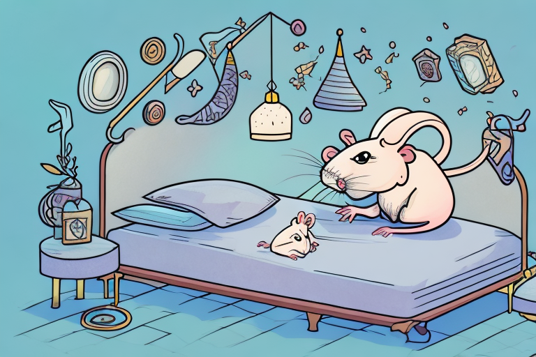 A rat in bed