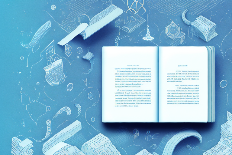 A book surrounded by a dream-like atmosphere